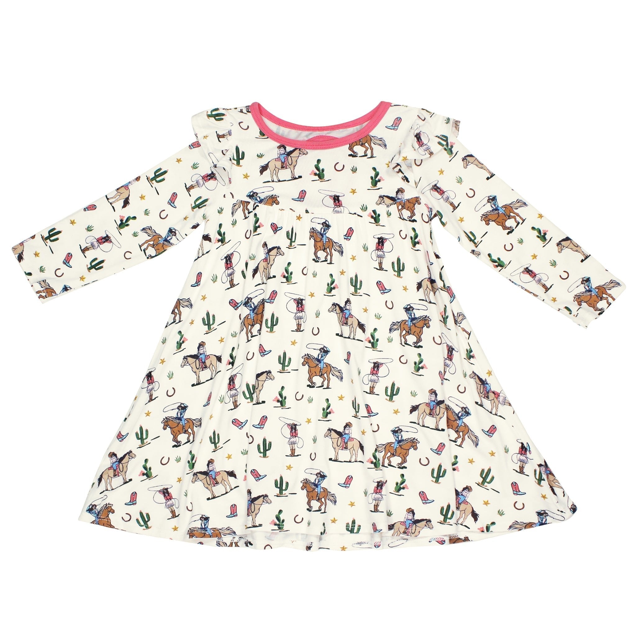 Dancing In My Boots Cowgirls Twirling Dress (2t-8y)