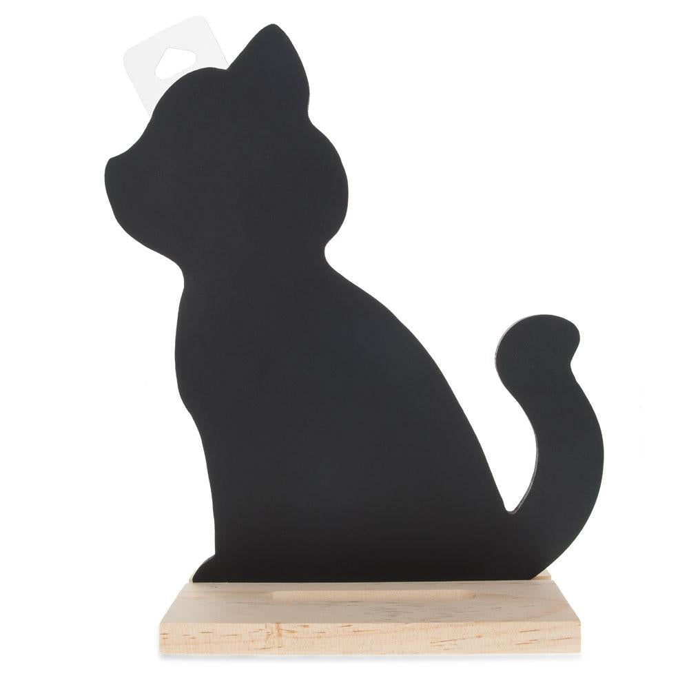 Standing Black Cat Chalkboard 9.25 Inches