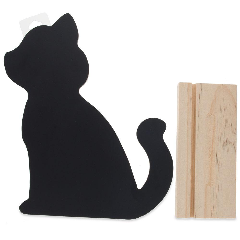 Standing Black Cat Chalkboard 9.25 Inches