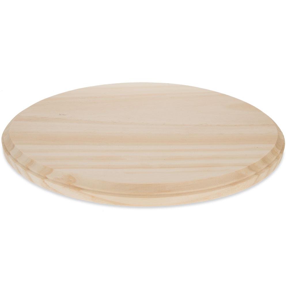 Unfinished Unpainted Wooden Oval Shape Cutout Diy Craft 12 Inches