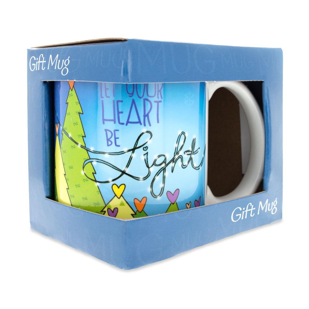 Let Your Heart Be Light Coffee Mug 4 Inches