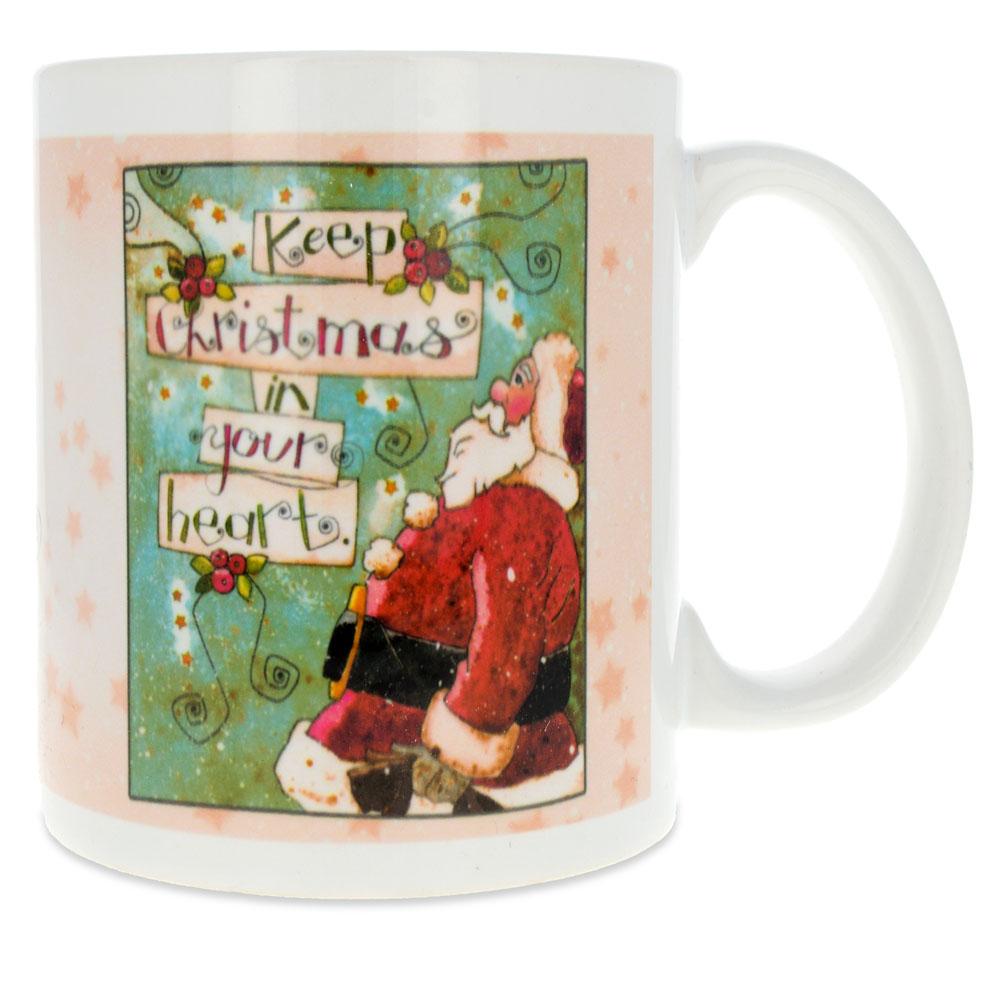 Keep Christmas In Your Heart Coffee Mug 4 Inches