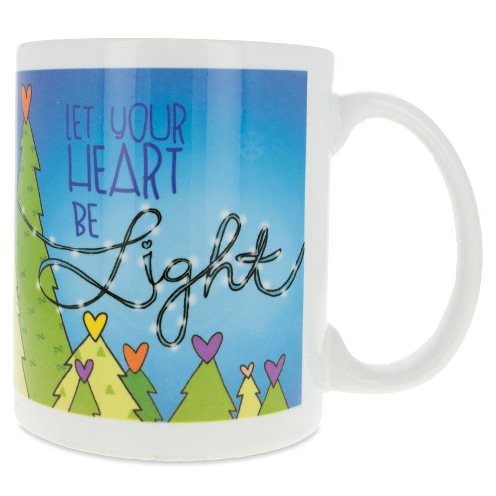 Let Your Heart Be Light Coffee Mug 4 Inches