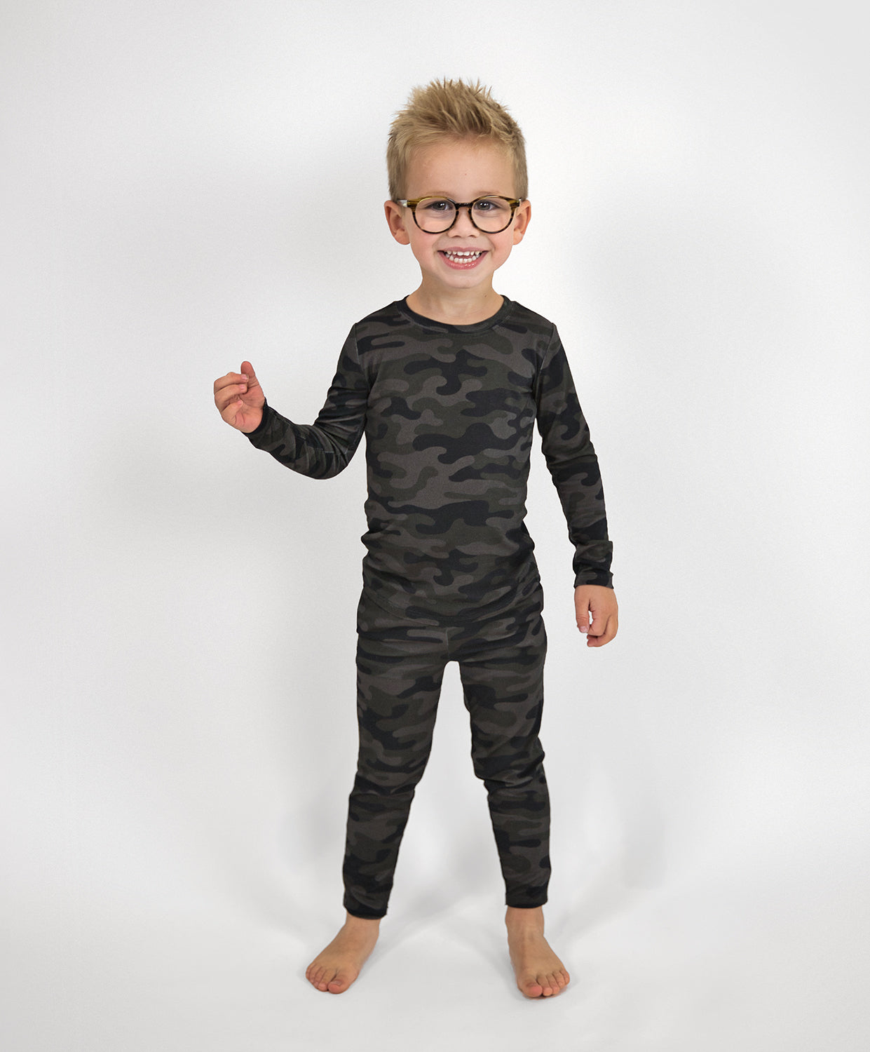 Dark Camo Two-piece Set