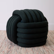 Knotted Pouf - Large - Antique Green