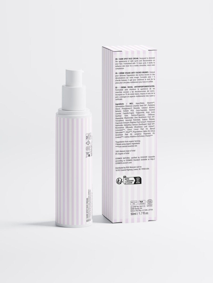Dark Spot Face Cream With Kojic Acid