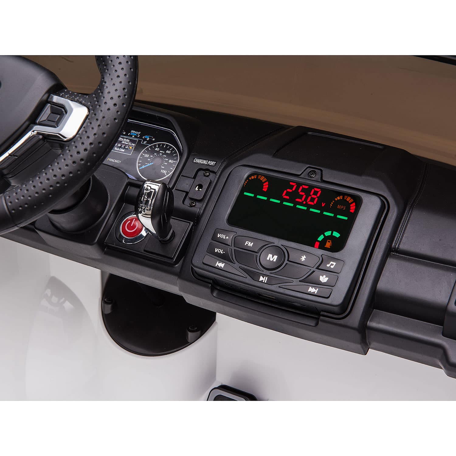 Ford F450 Custom Edition 24v Kids Ride-on Car Truck With R/c Parental Remote | Black