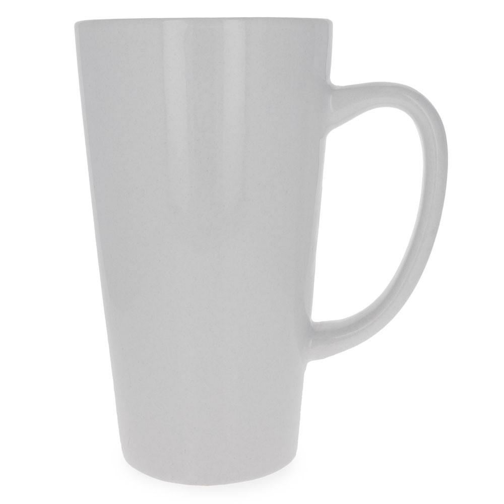 White Blank Porcelain Funnel Coffee Mug Diy Craft 6 Inches