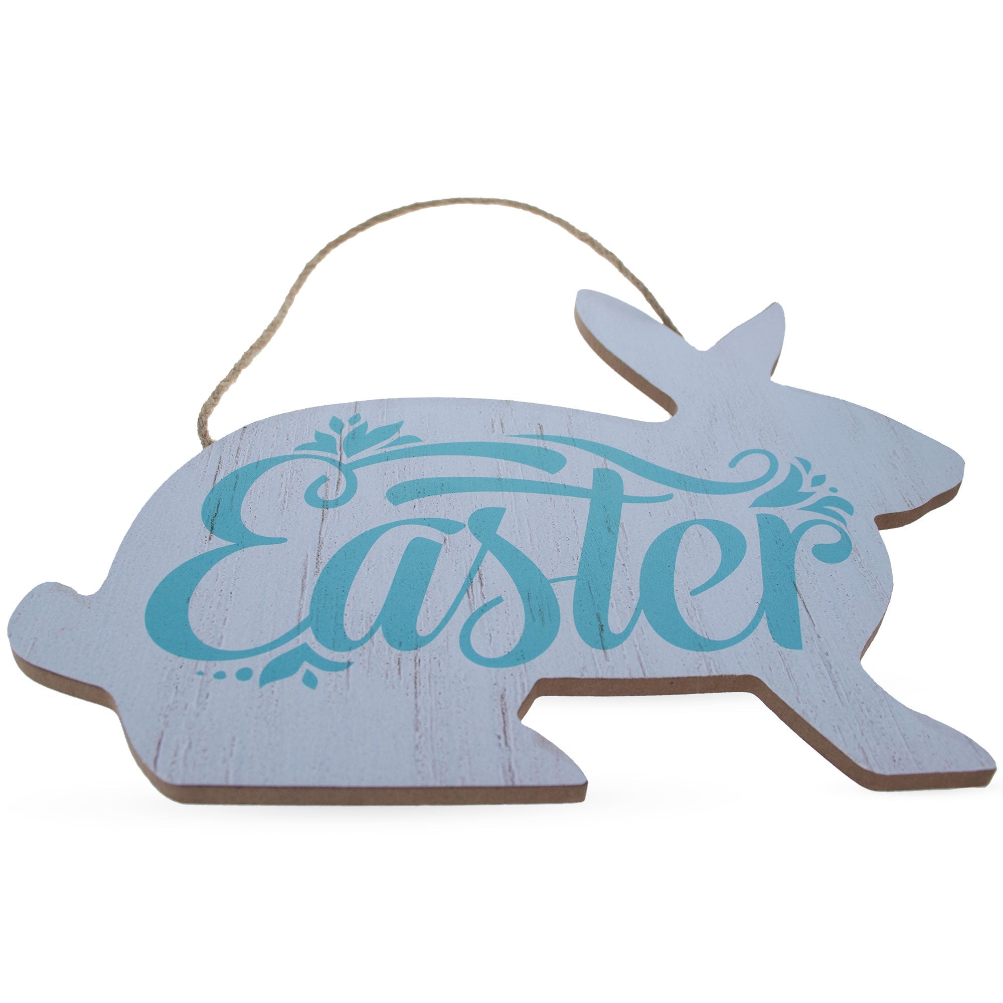 Easter Bunny Wooden Wall Sign 9.3 Inches