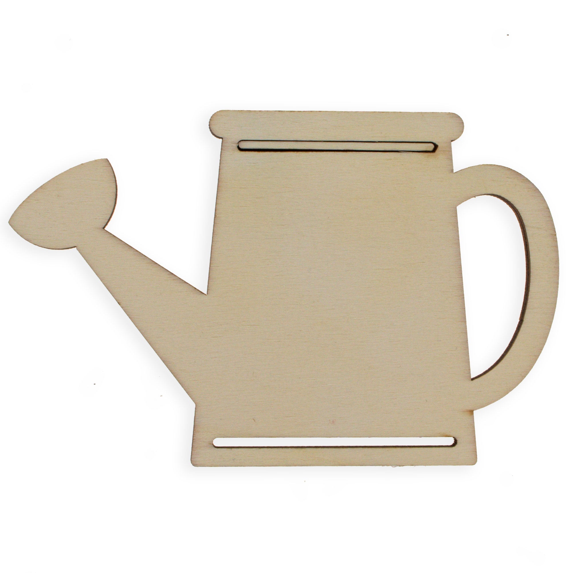 Watering Can Wooden Plaque Diy Crafts Blanks Unfinished 5.35 Inches