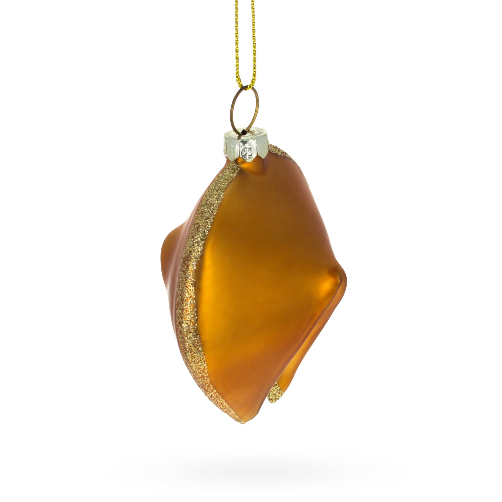 Fortune Cookie Glass Christmas Ornament