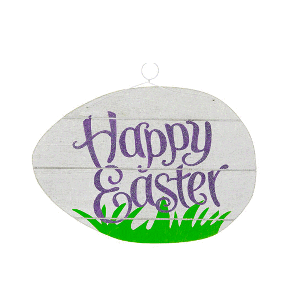 Easter Egg Wall Hanging Wall Decoration 11.5 Inches