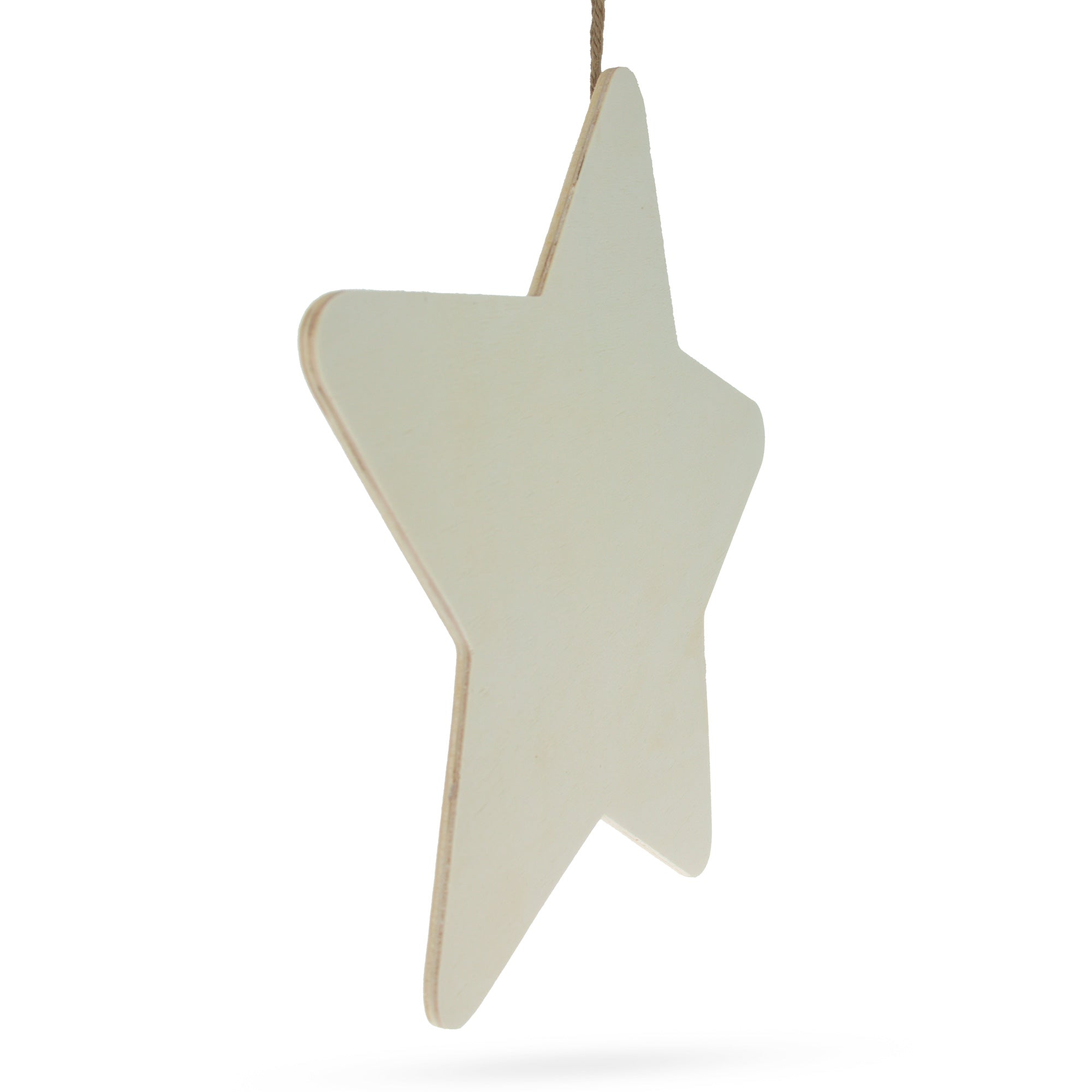 Unfinished Wooden Star Shape Cutout Diy Craft 10 Inches