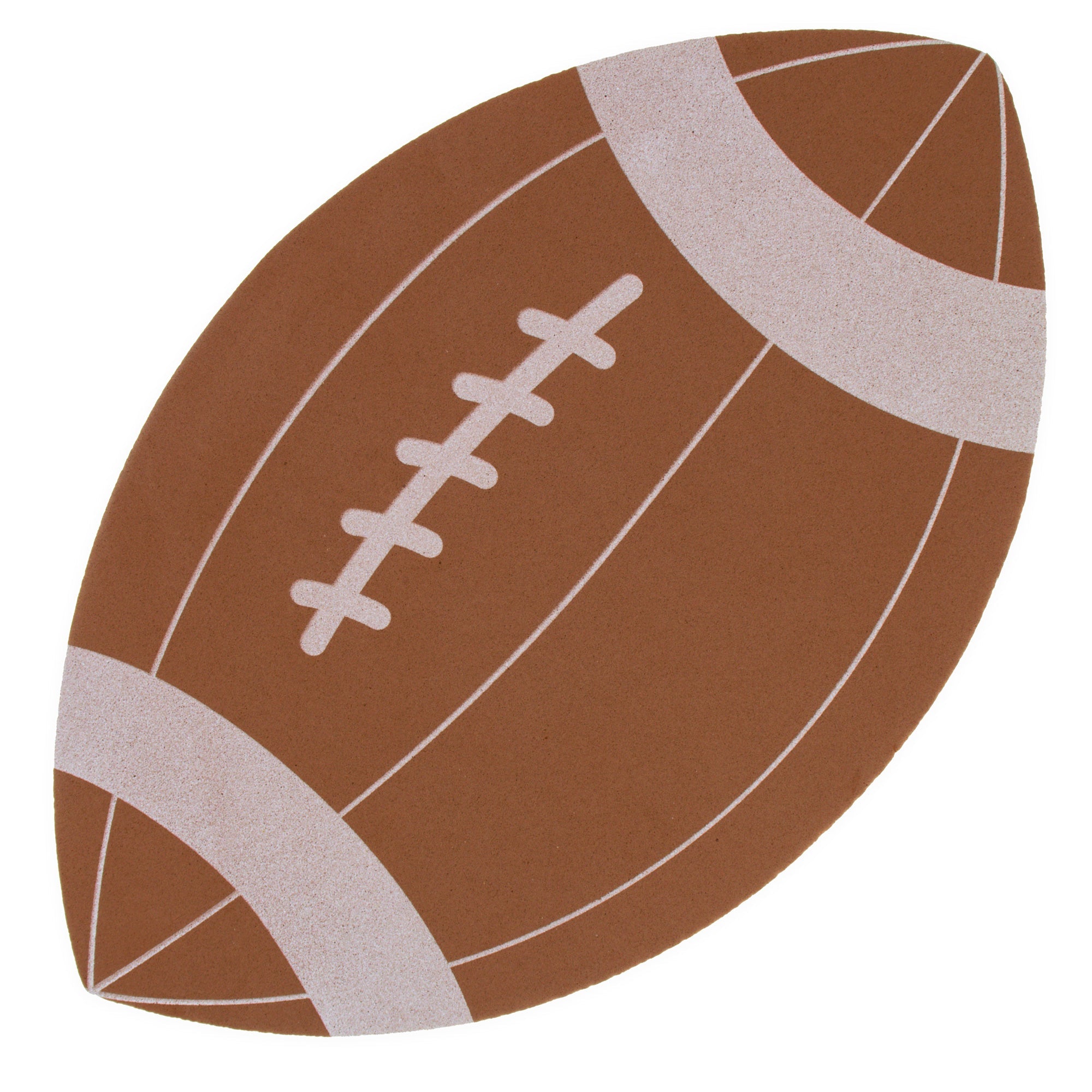 Foam Football Shape Cutouts Diy Craft 10.5 Inches