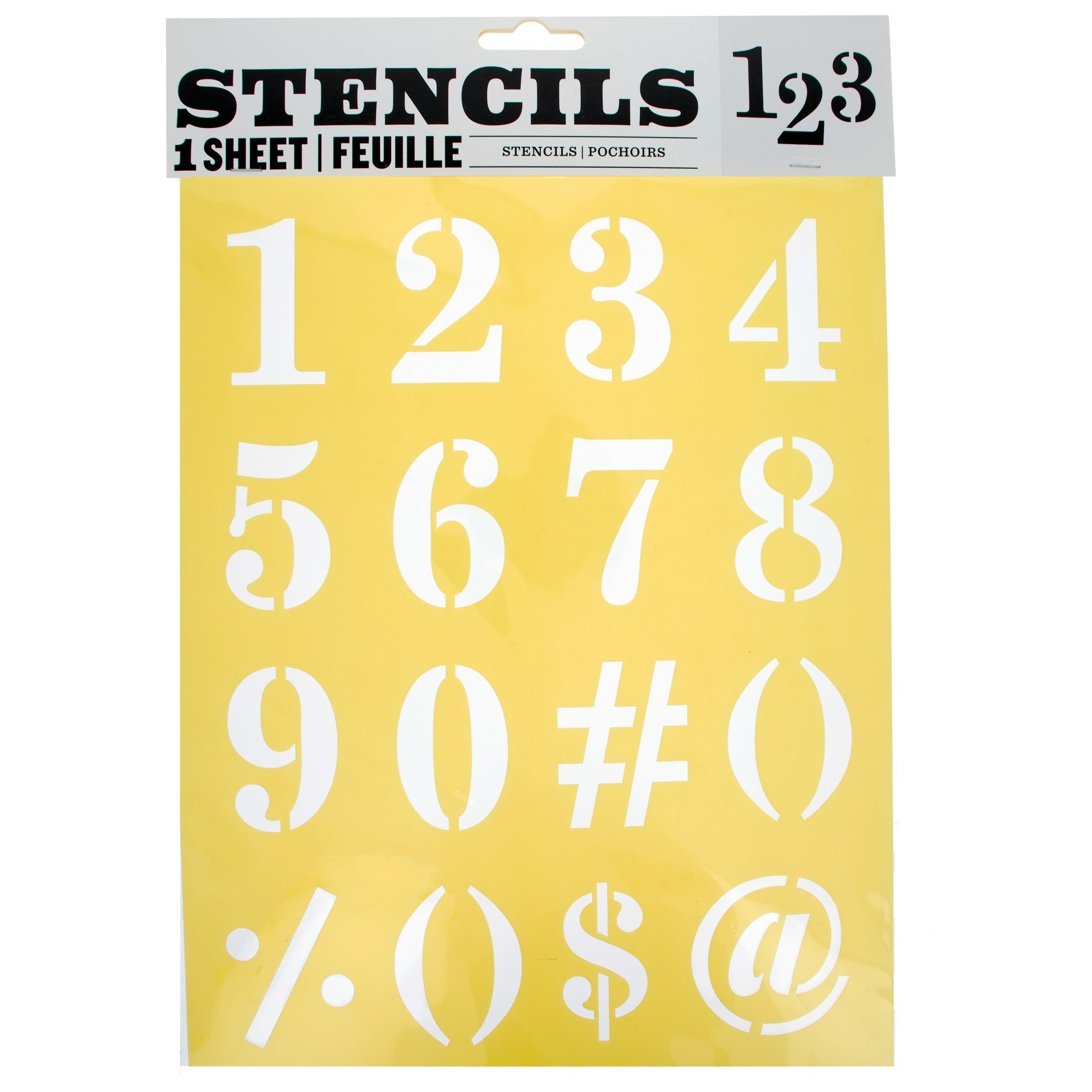 Stencil Templates With Numbers 11 Inches