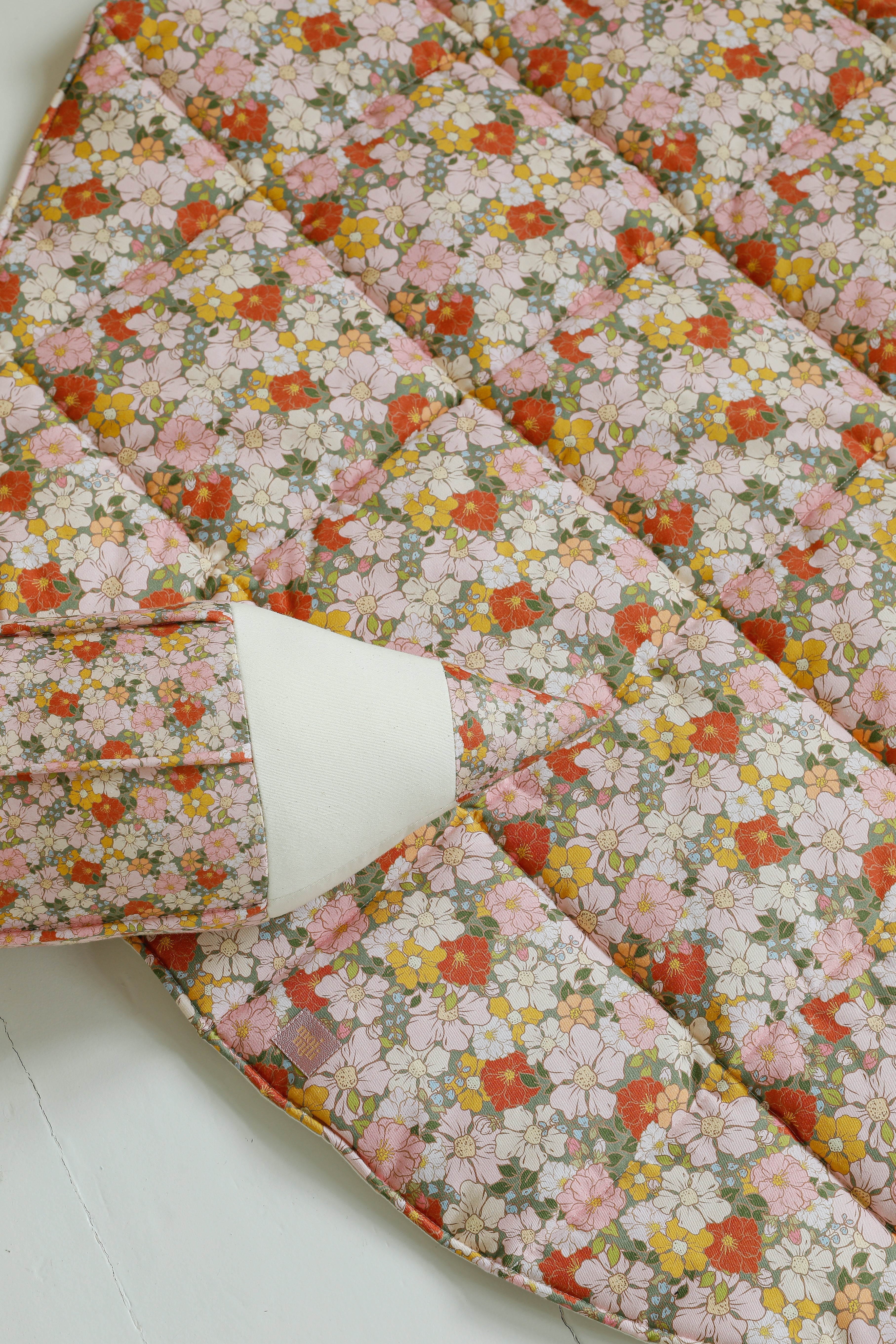 “green Garden” Round Cotton Mat