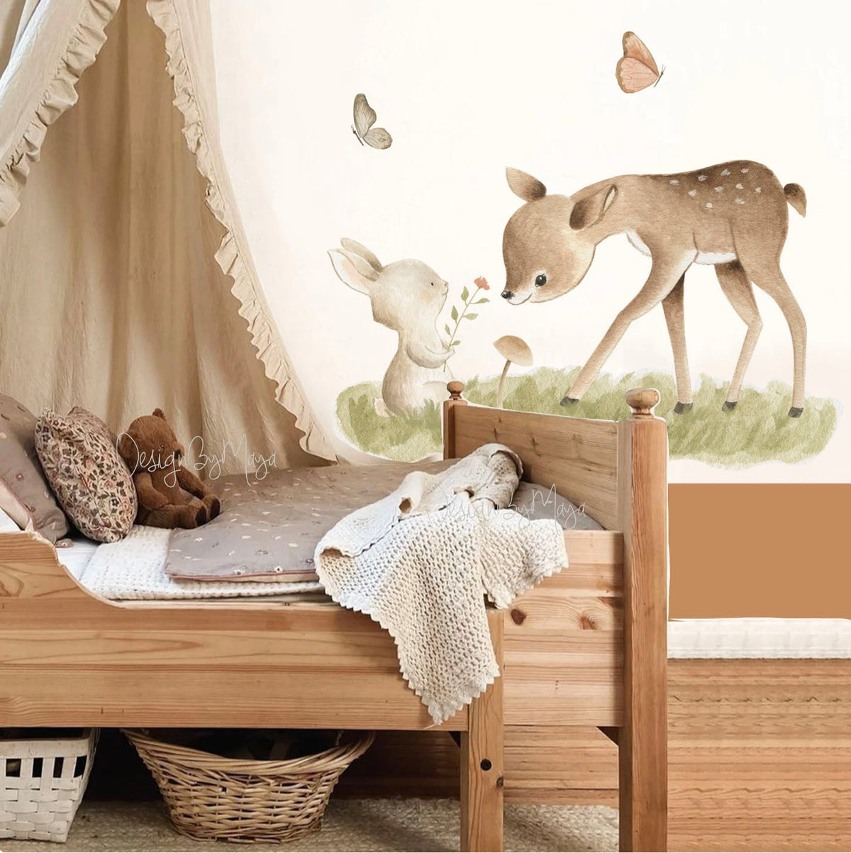 Woodland Creatures - Fabric Nursery Wall Art Decals