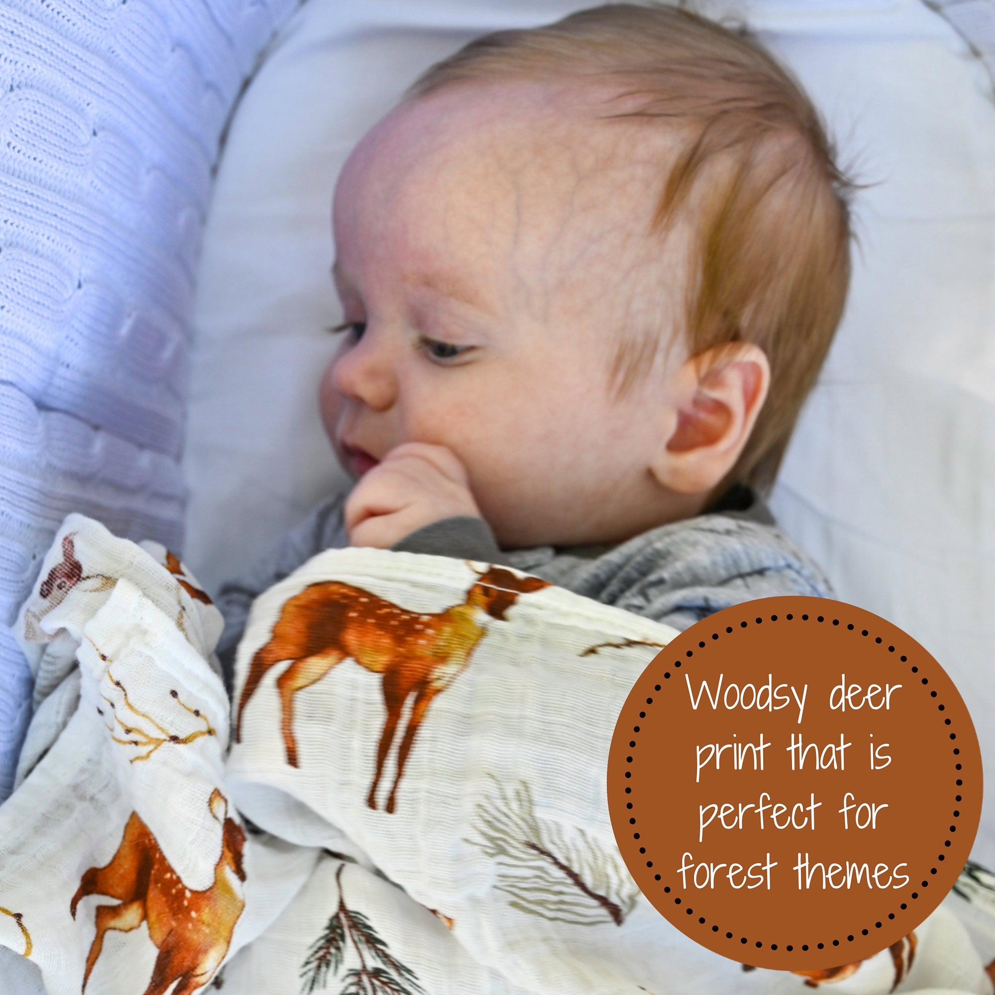 Deer Swaddle Blanket