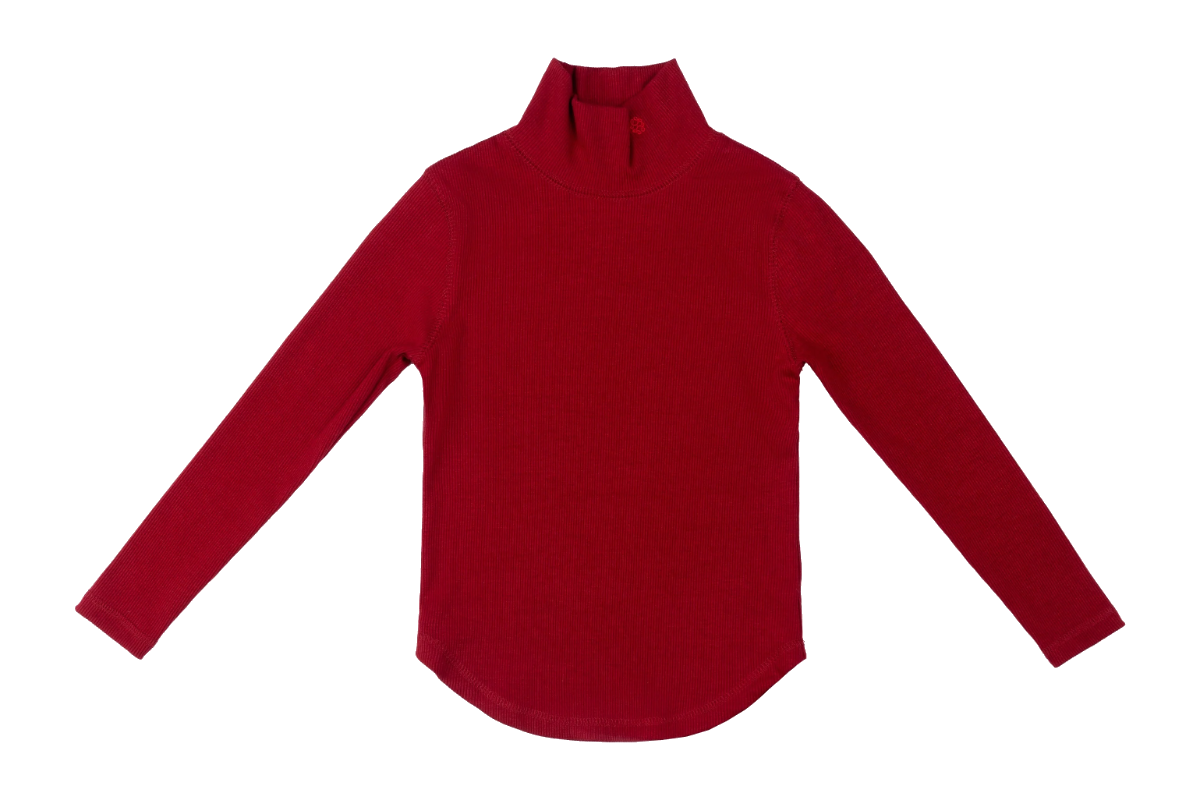 Delilah Turtleneck - Crimson