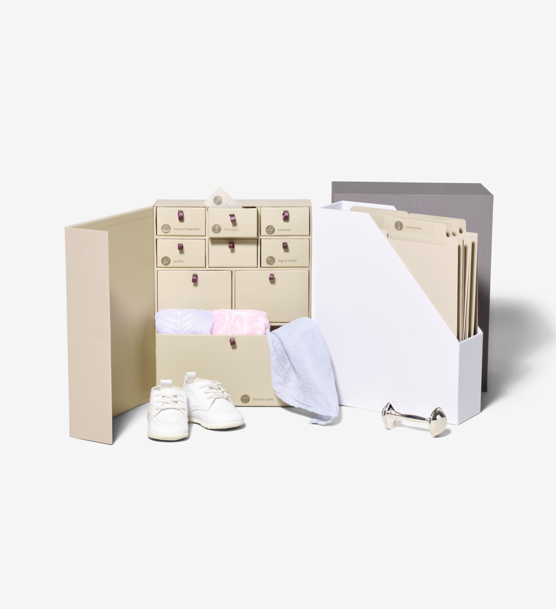 Baby & Wedding Deluxe Keepsake Box Gift Set