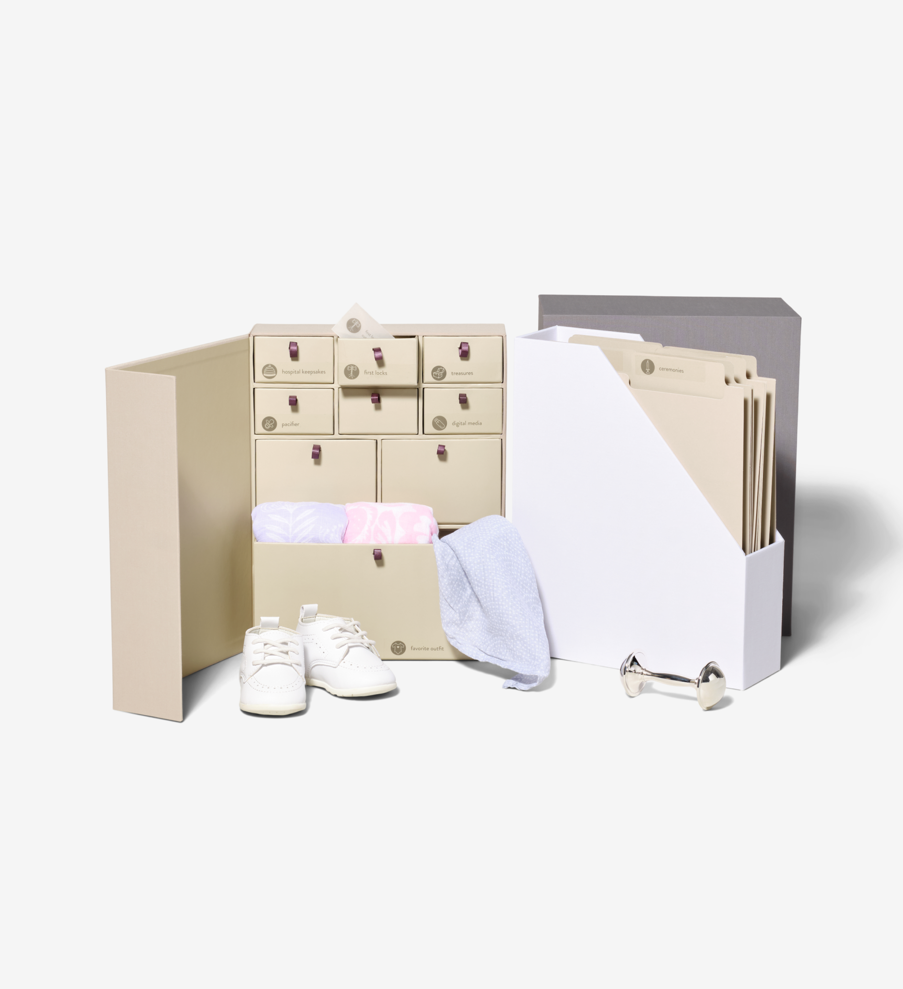 Baby Deluxe & School Years Keepsake Box Gift Set