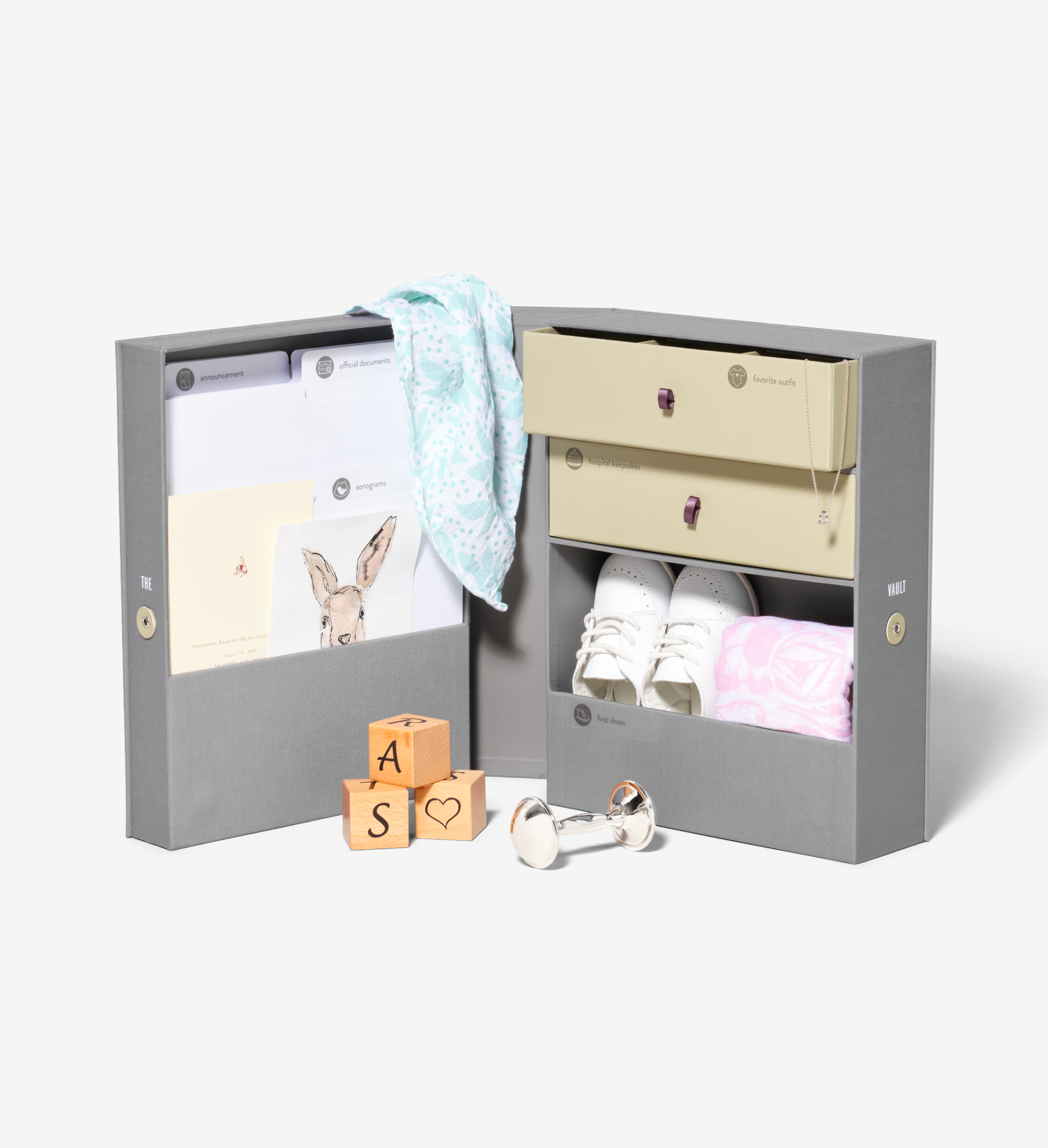 Baby Vault Keepsake & Overflow Box Gift Set