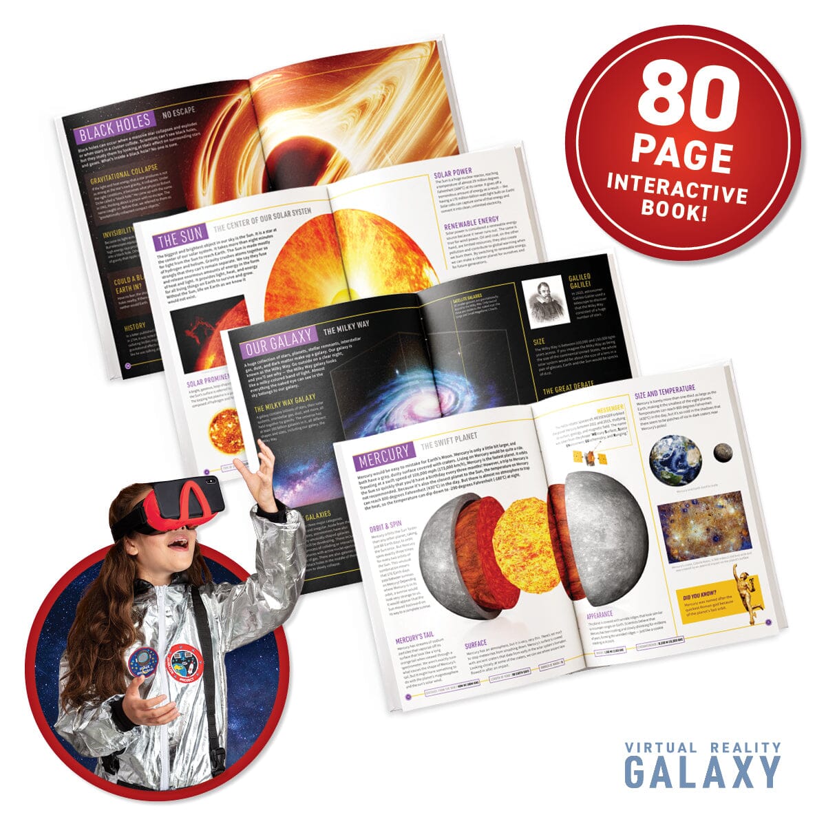 Deluxe Virtual Reality Galaxy Gift Set