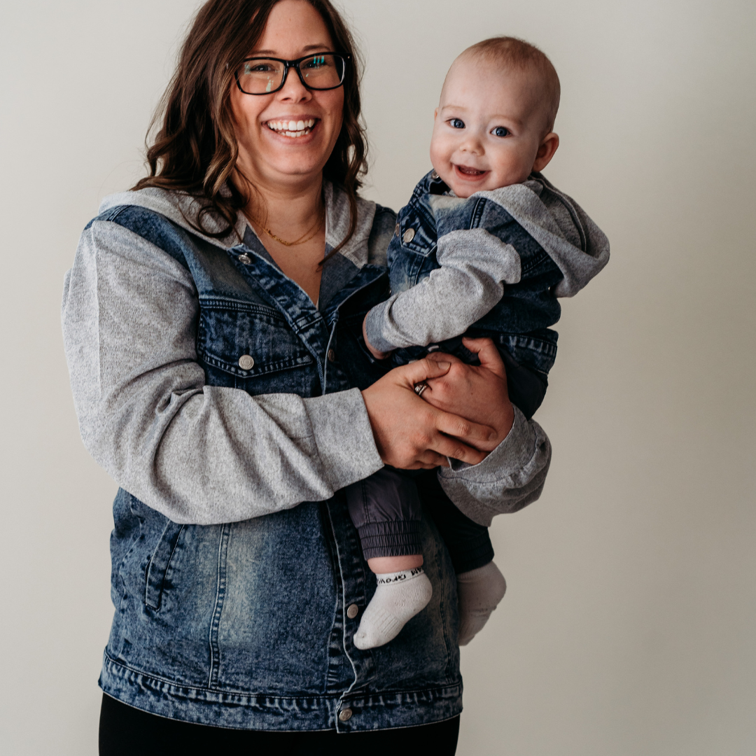 Hooded Denim Jacket - Women