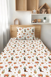 Desert Dreams Twin Fitted Sheet And Pillowcase Set