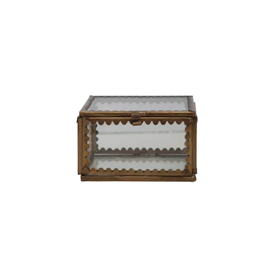 3'' Brass And Glass Display Box