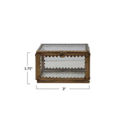 3'' Brass And Glass Display Box