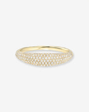 Diamond Pave Dome Ring