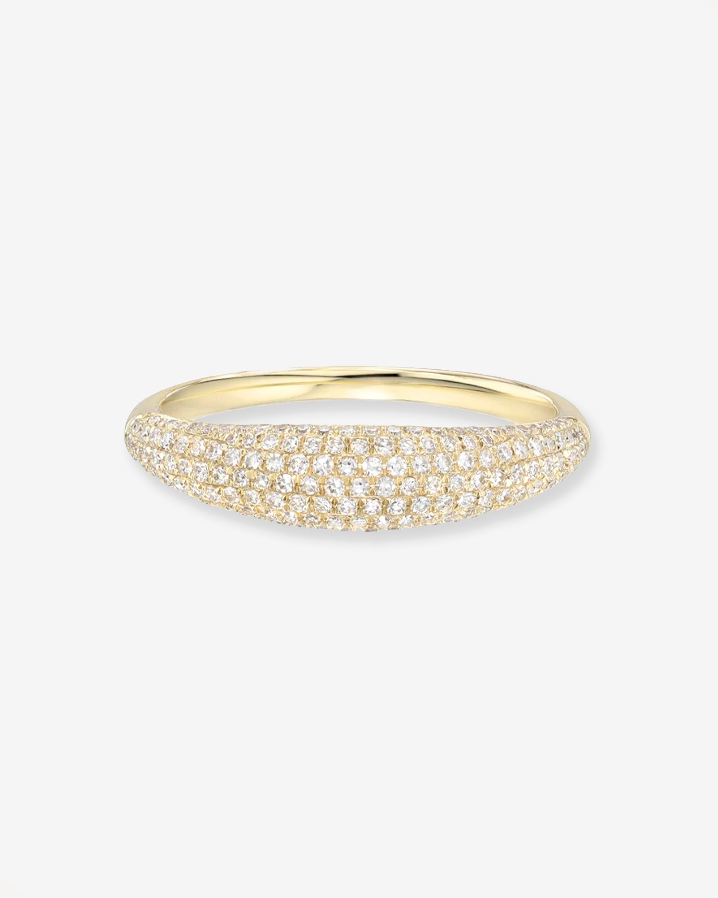 Diamond Pave Dome Ring