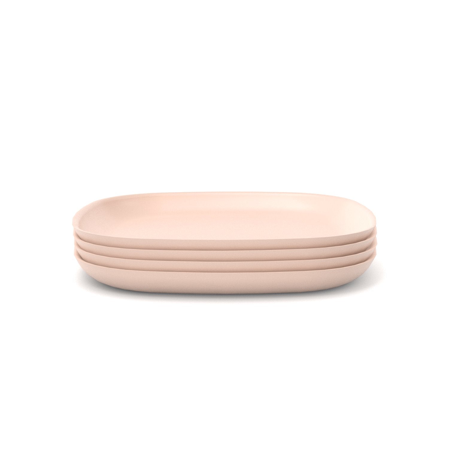 Bamboo Dinner Plate - 4 Piece Set - Blush