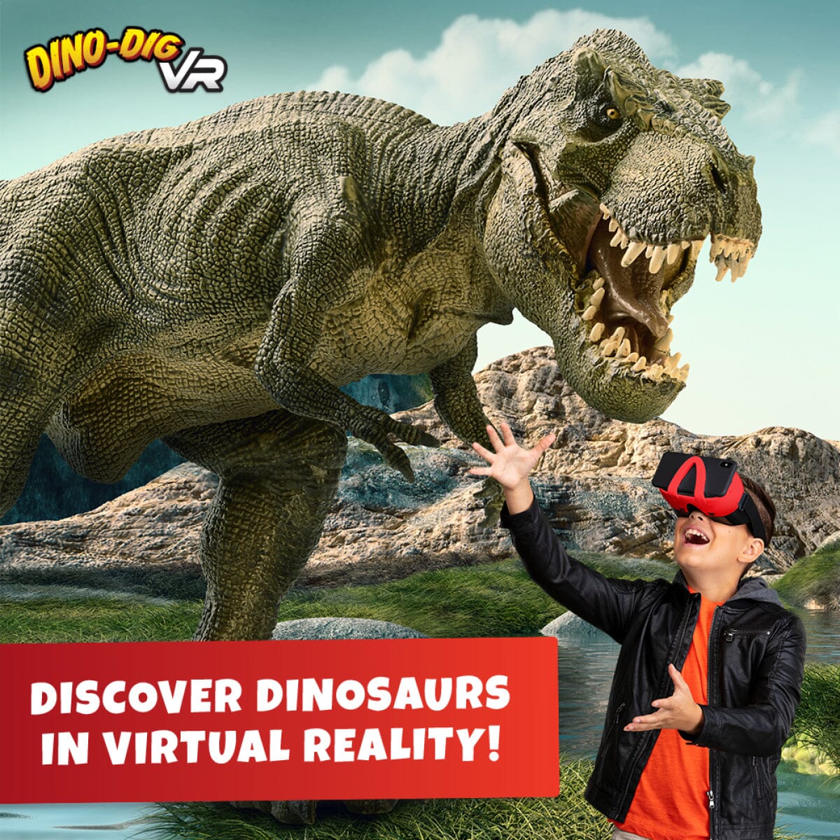 Dino-dig Vr - Virtual Reality Stem Toys
