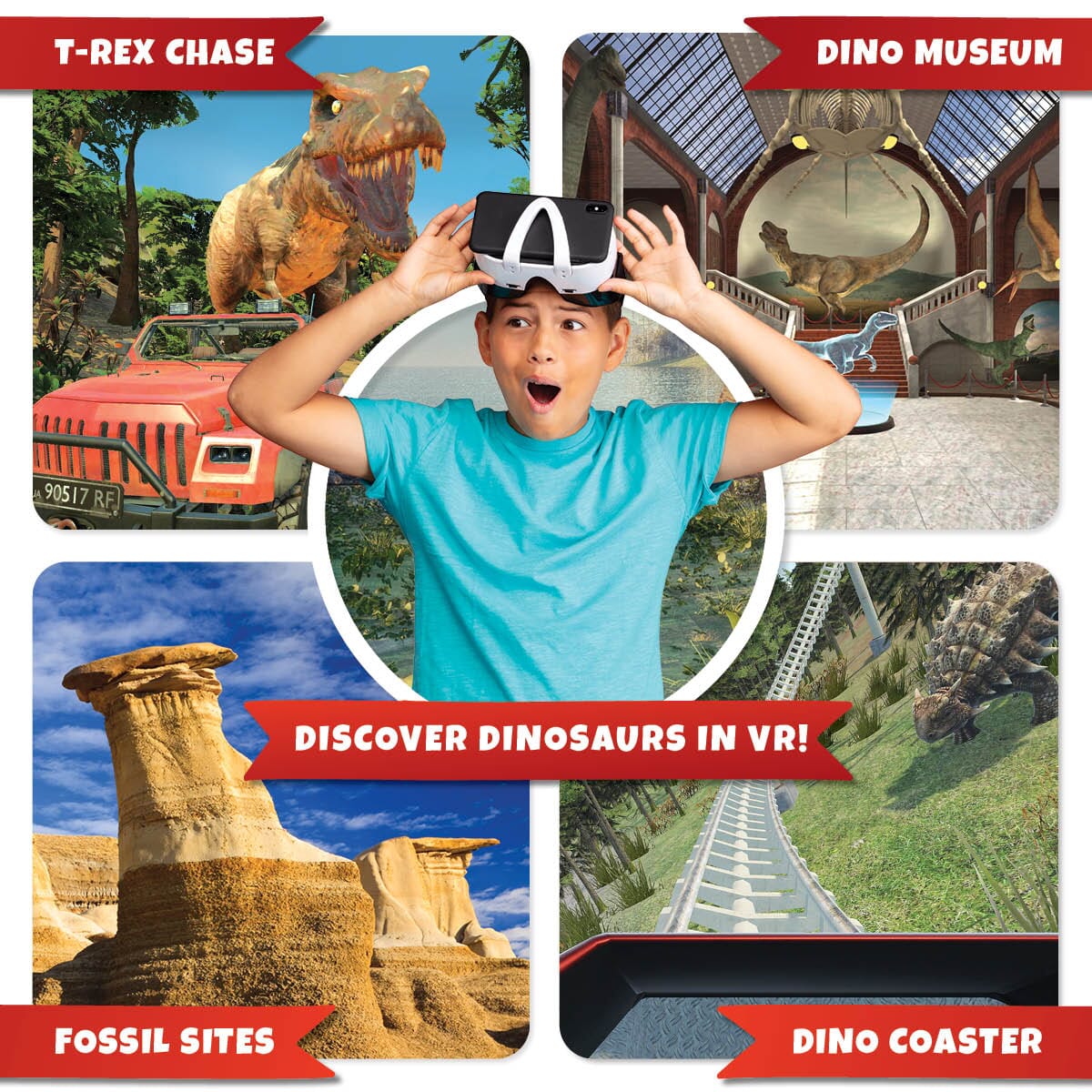 Dino-dig Vr - Virtual Reality Stem Toys