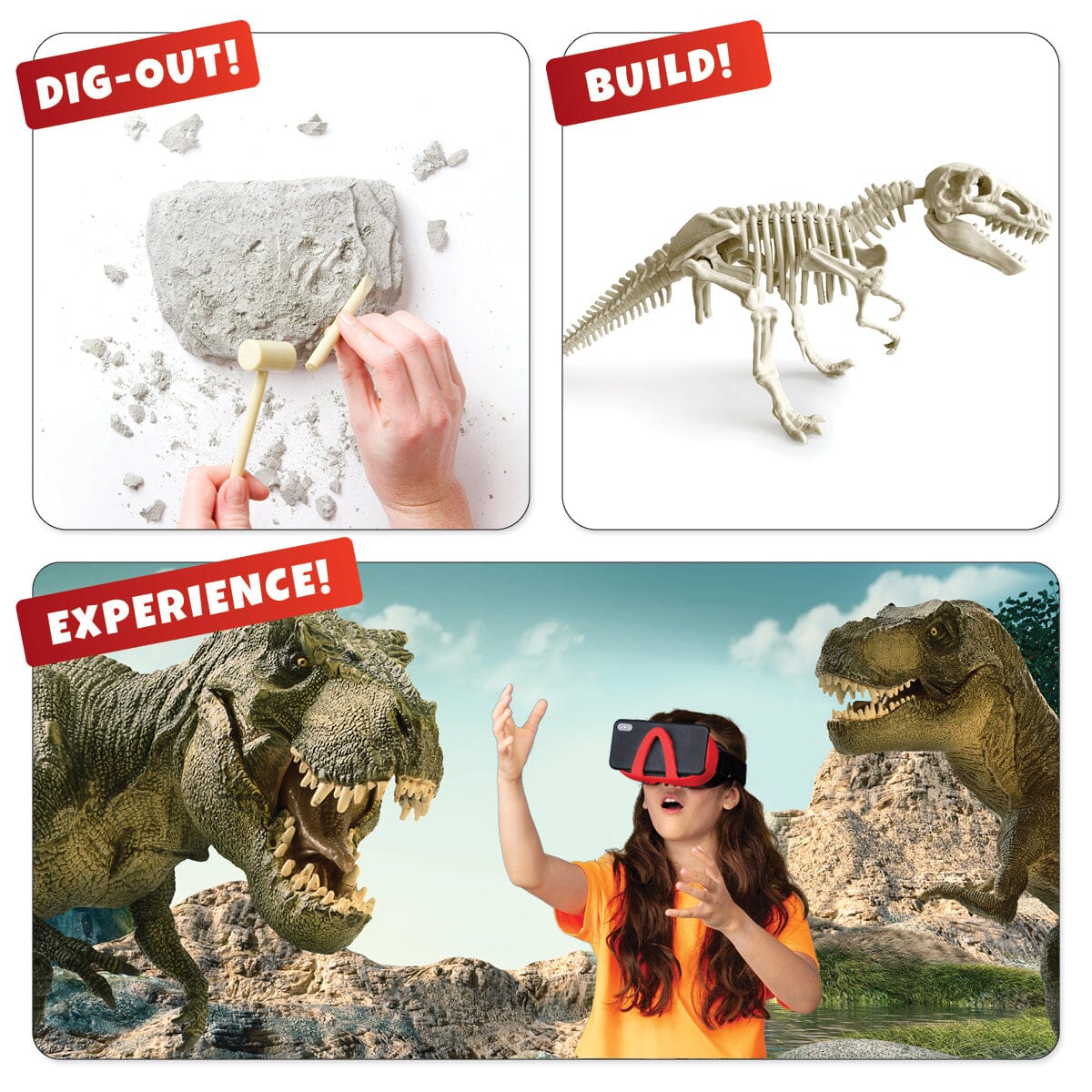 Dino-dig Vr - Virtual Reality Stem Toys