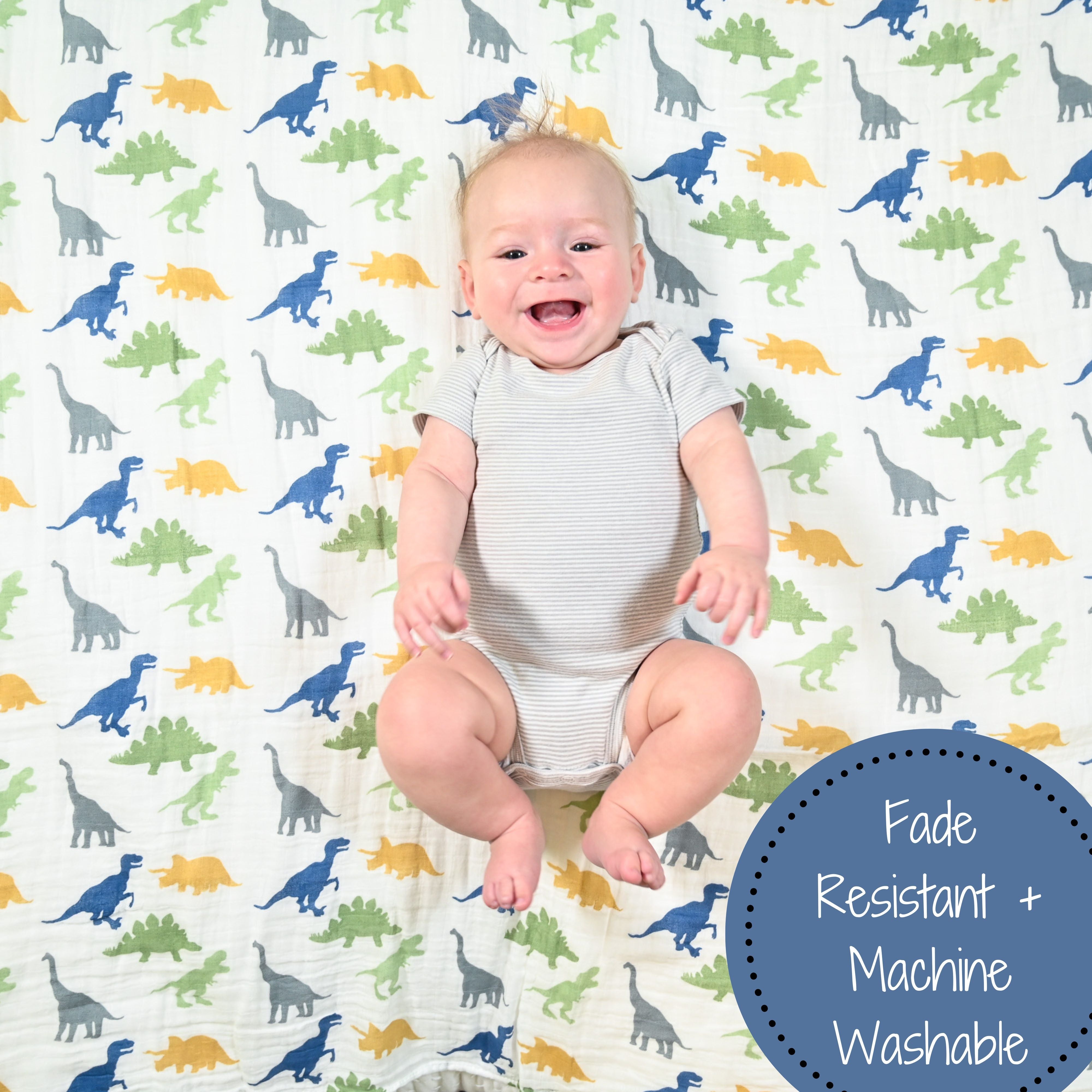 Rawr-some Swaddle Blanket