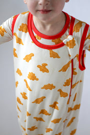 My First Roar Dinosaur Chicken Nugget Bamboo Pajamas | Kids 18m–5t