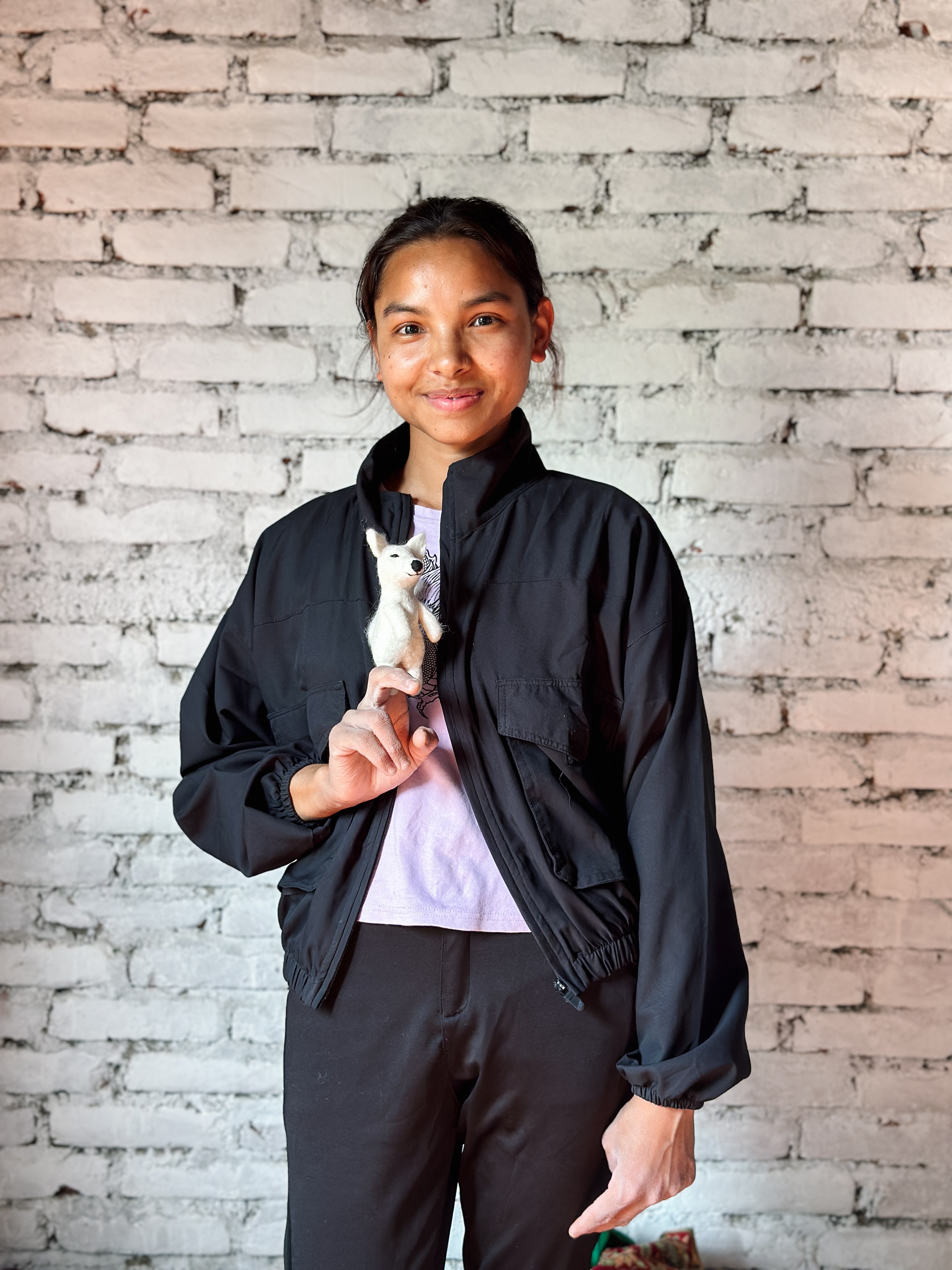 Dire Wolf Finger Puppet