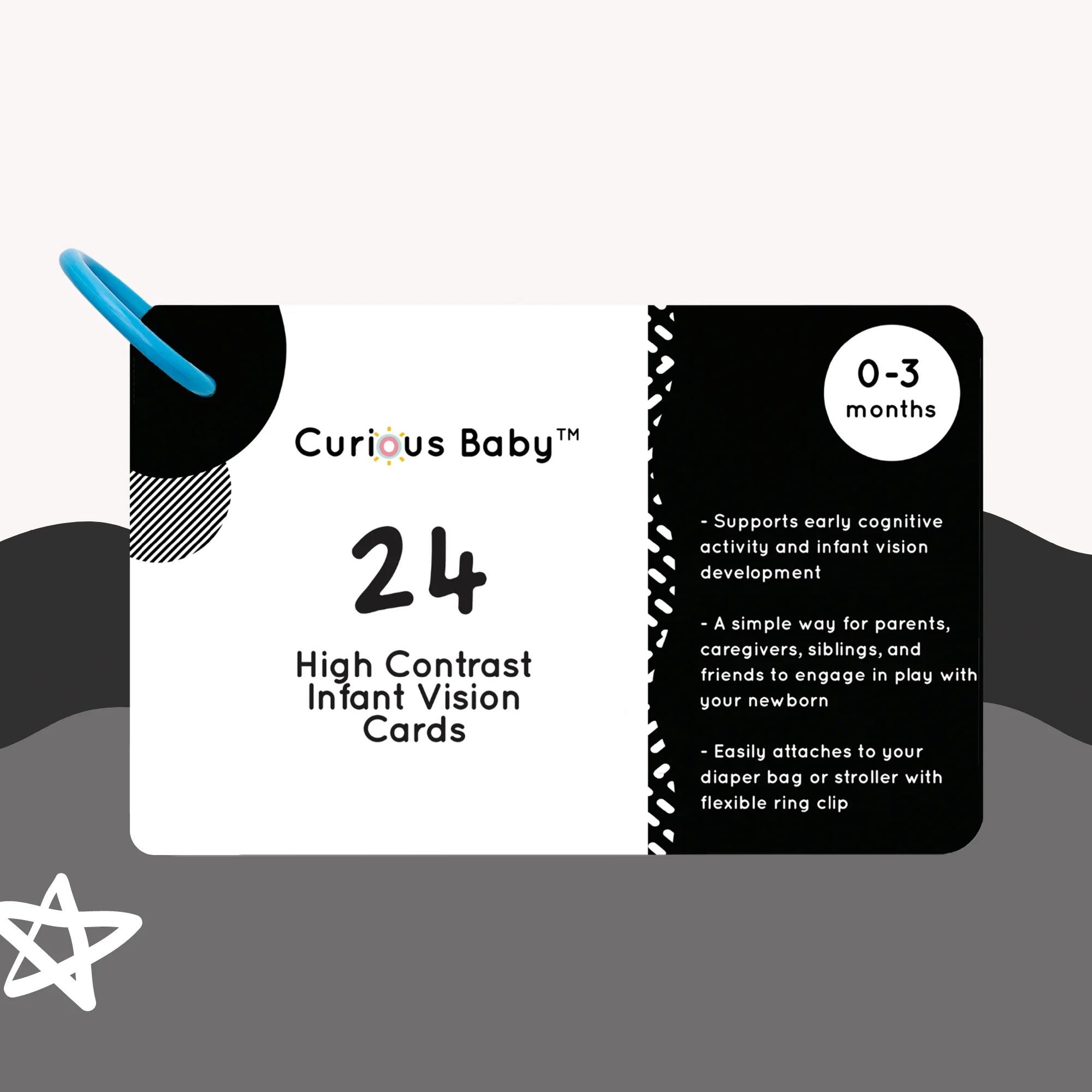 High-contrast Vision Development Cards