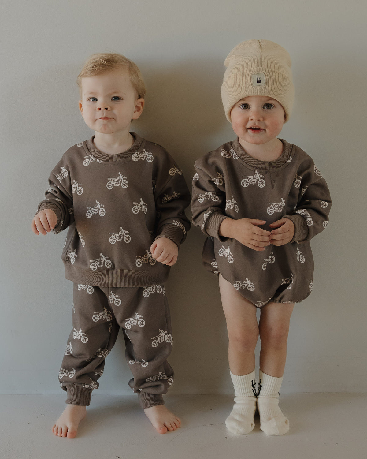 Sweatshirt Romper | Dirt Bike