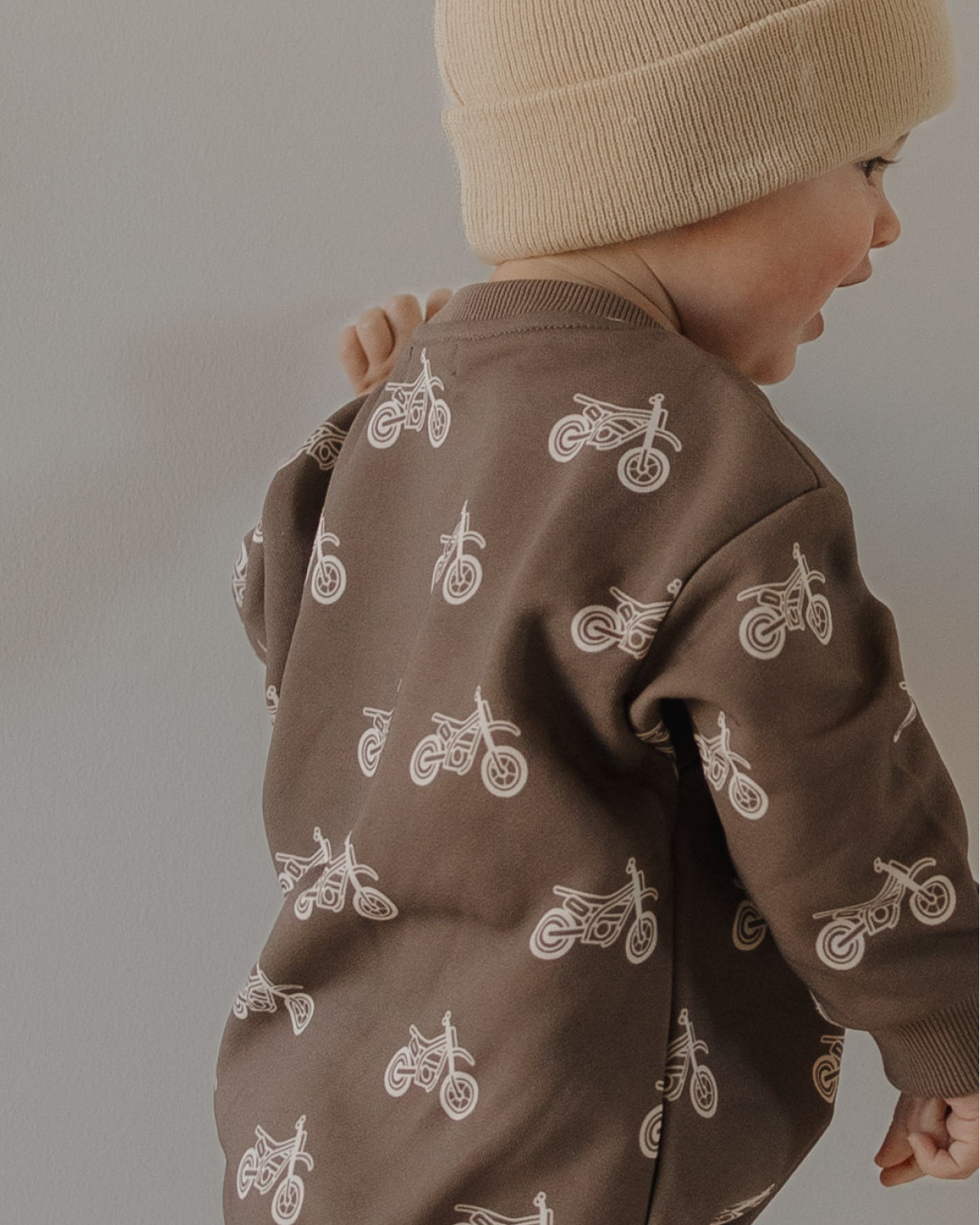 Sweatshirt Romper | Dirt Bike