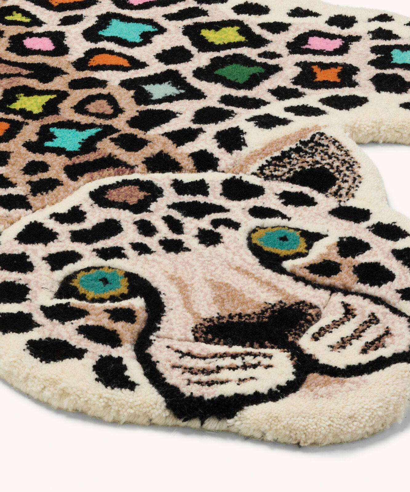 Disco Leopard Rug Large