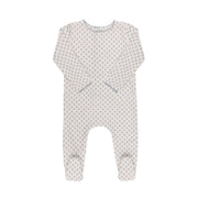 Ditsy Print Footie & Hat