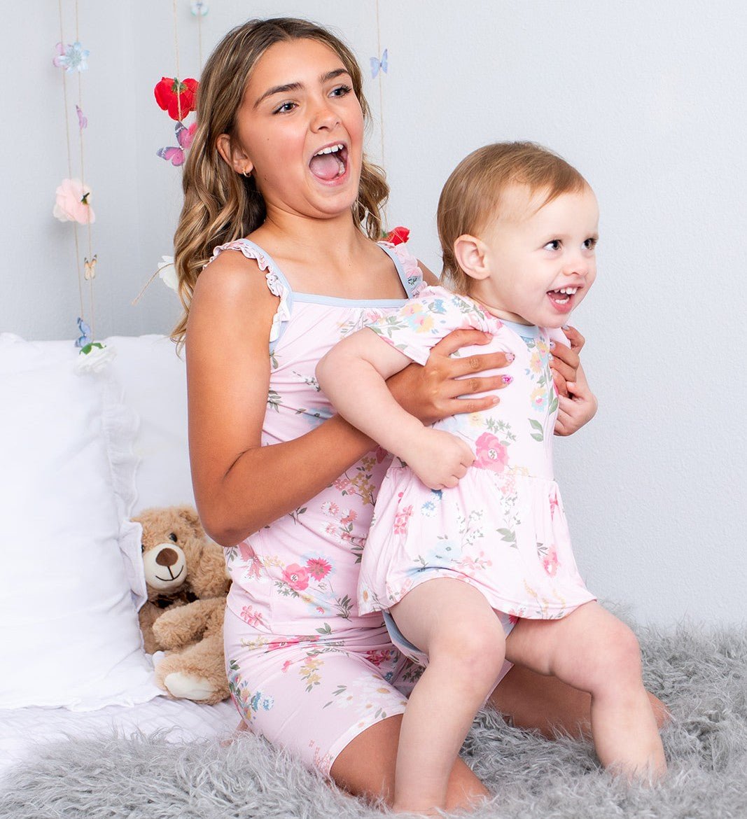 Ditzy Floral Bodysuit Dress