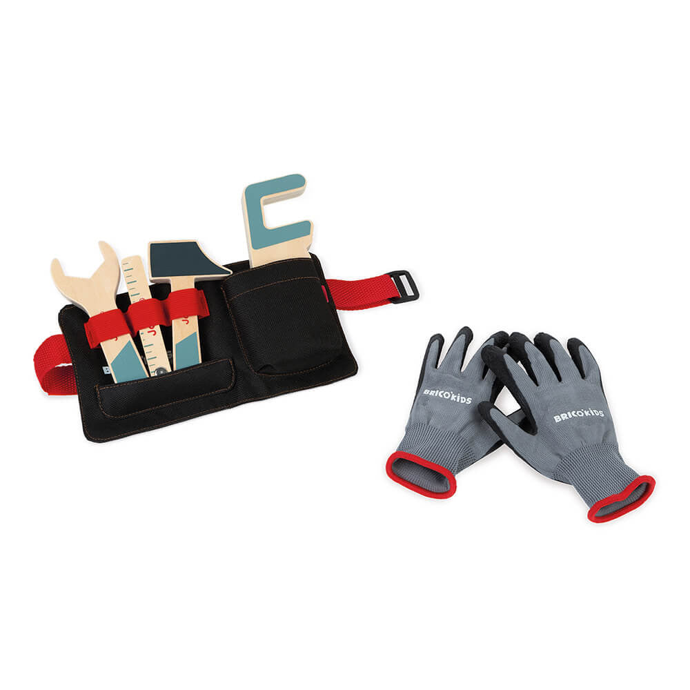 Brico' Kids - Tool Belt & Gloves Set