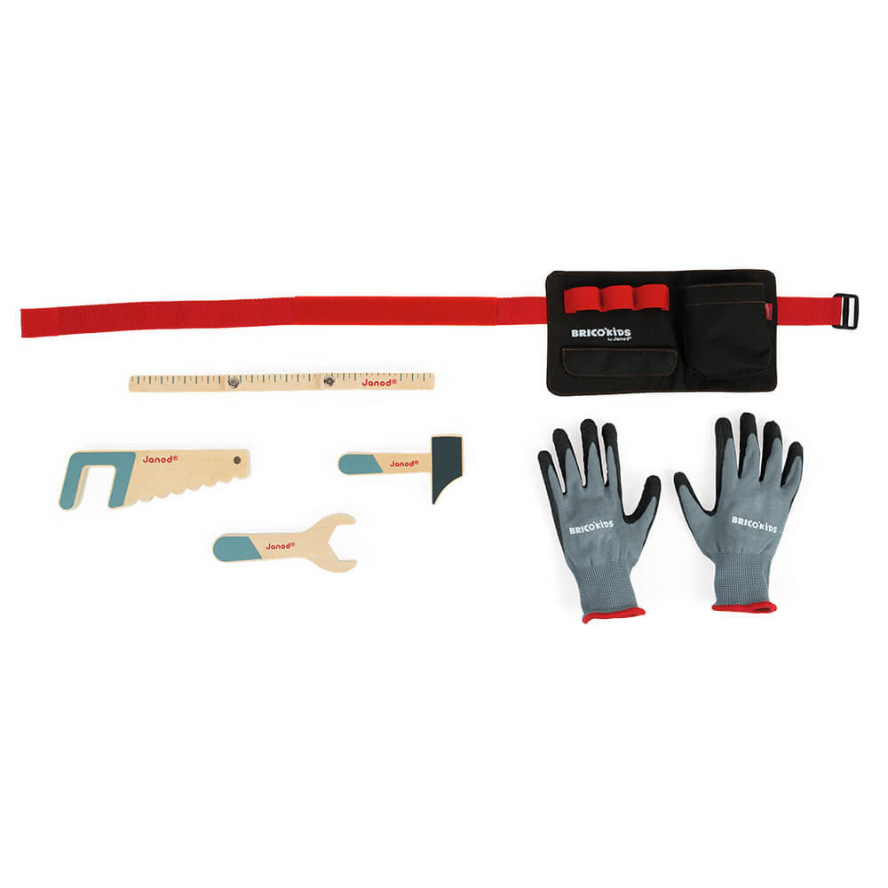 Brico' Kids - Tool Belt & Gloves Set