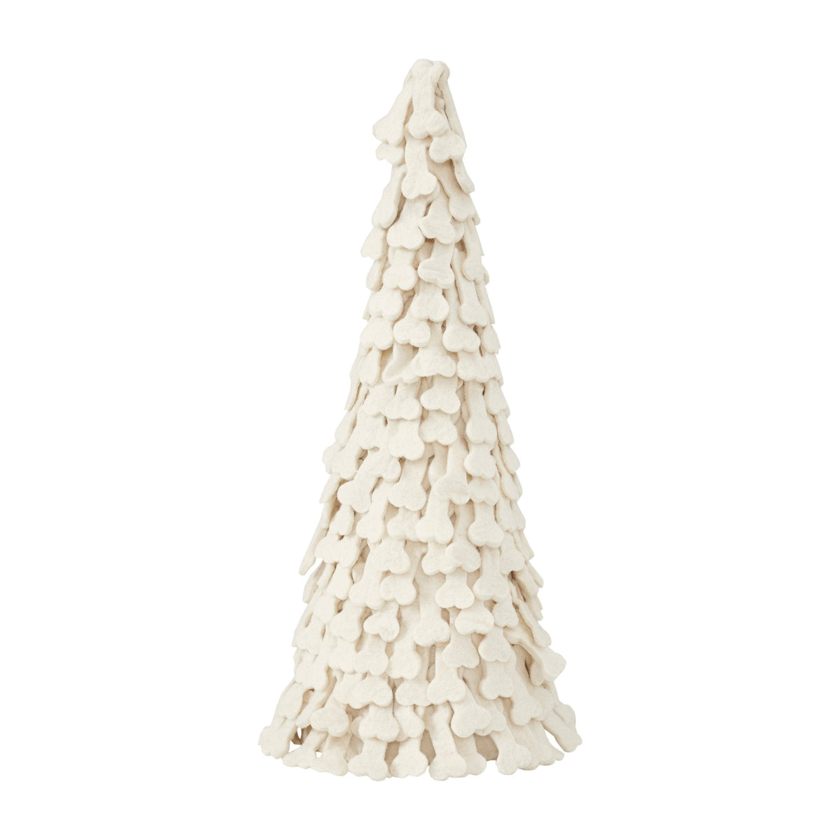 Dog Bone Trees- 3 Piece Set- Handmade Of Hand Felted Wool