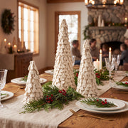 Dog Bone Trees- 3 Piece Set- Handmade Of Hand Felted Wool